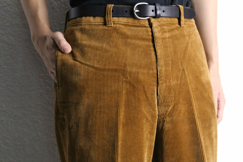 "MCGREGOR" luster beige corduroy pants