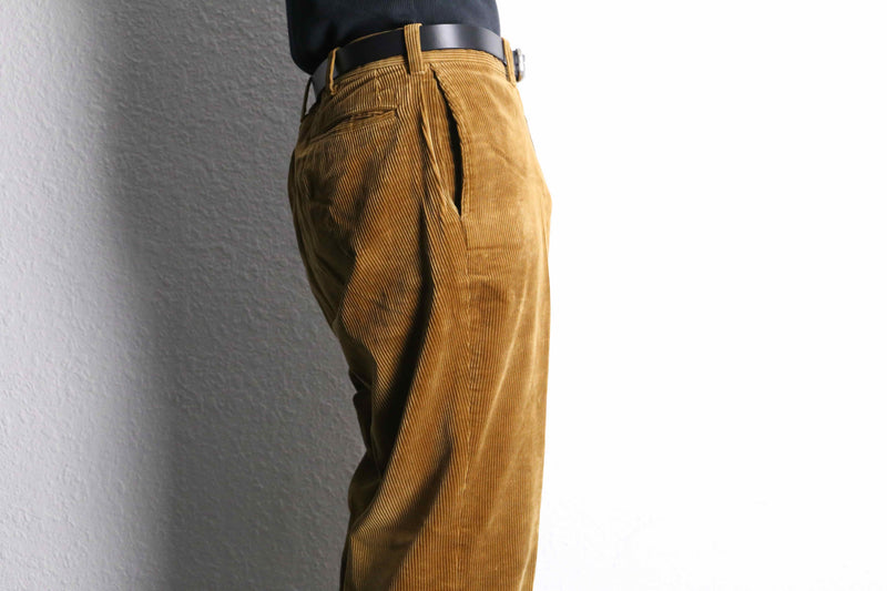 "MCGREGOR" luster beige corduroy pants
