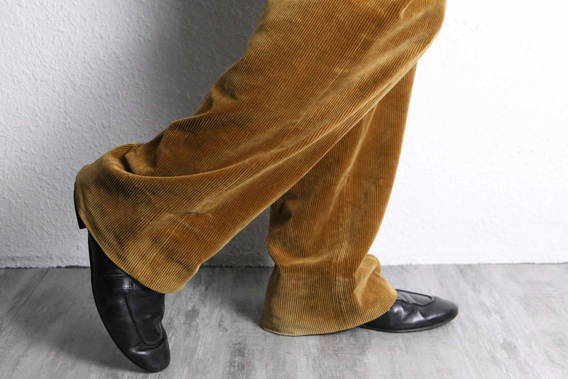 "MCGREGOR" luster beige corduroy pants