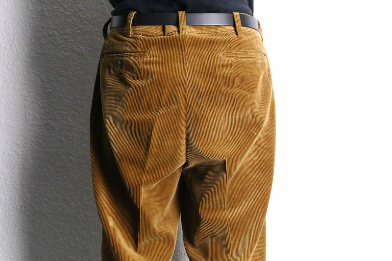 "MCGREGOR" luster beige corduroy pants