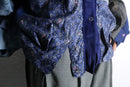 "Re:make" multi fabric patchwork big shirt