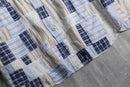 "DENIM&Co." patchwork design cotton shirt