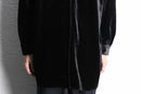 black color poly velour shirt