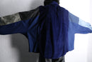"Re:make" multi fabric patchwork big shirt