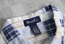 "DENIM&Co." patchwork design cotton shirt