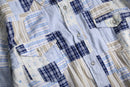 "DENIM&Co." patchwork design cotton shirt
