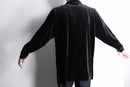 black color poly velour shirt