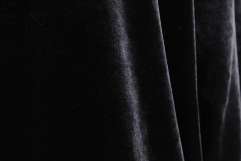 black color poly velour shirt