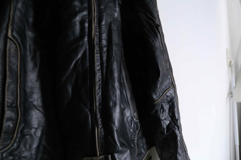 stand collar black riders jacket