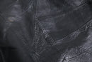 patchwork leather jacket