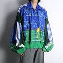 "Re:make" dolman sleeve track jacket