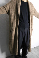 “LAUREN” low gauge knit long gown