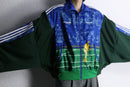 "Re:make" dolman sleeve track jacket