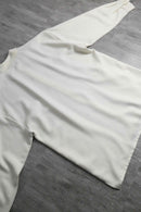 90-00's Silver Silk switching knit shirt