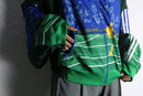 "Re:make" dolman sleeve track jacket