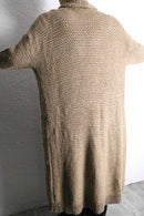 “LAUREN” low gauge knit long gown