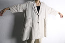 linen side open easy jacket