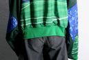 "Re:make" dolman sleeve track jacket