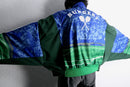 "Re:make" dolman sleeve track jacket