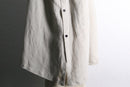 linen side open easy jacket