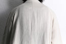 linen side open easy jacket