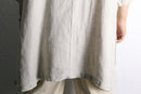 linen side open easy jacket