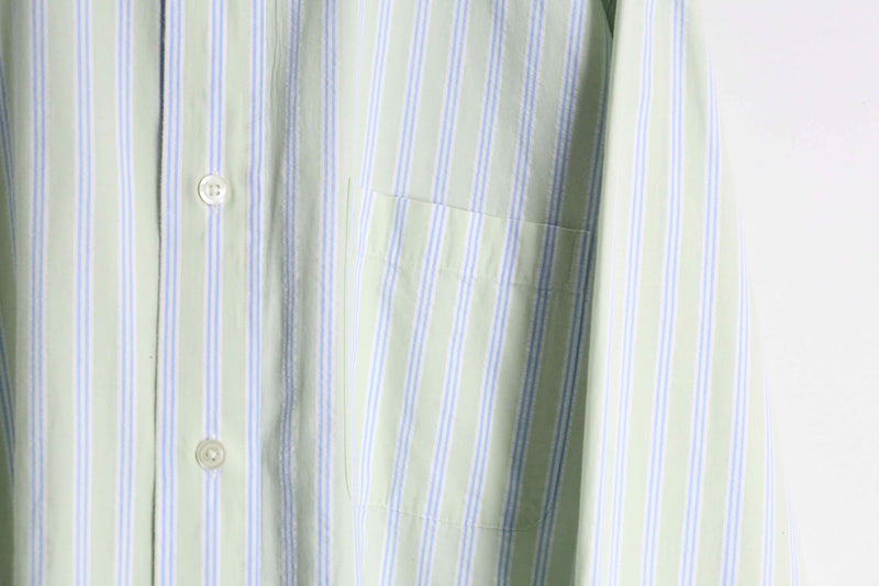 “BROOKS BROTHERS” pail tone stripe shirt