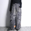 “Re:make”faded extra buggy denim pants