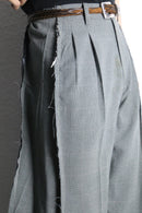 "Re:make" double docking slacks wide pants