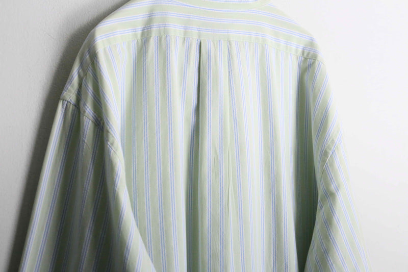 “BROOKS BROTHERS” pail tone stripe shirt