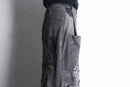 “Re:make”faded extra buggy denim pants