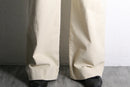 ivory gurkha design wide pants