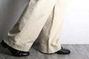 ivory gurkha design wide pants