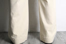 ivory gurkha design wide pants