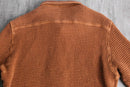 waffle fabric orange shirt