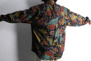 botanical pattern loose L/S shirt
