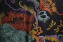 botanical pattern loose L/S shirt