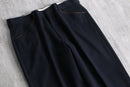 “Polo by Ralph Lauren” wool twill wide tapered trouser