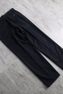 “Polo by Ralph Lauren” wool twill wide tapered trouser