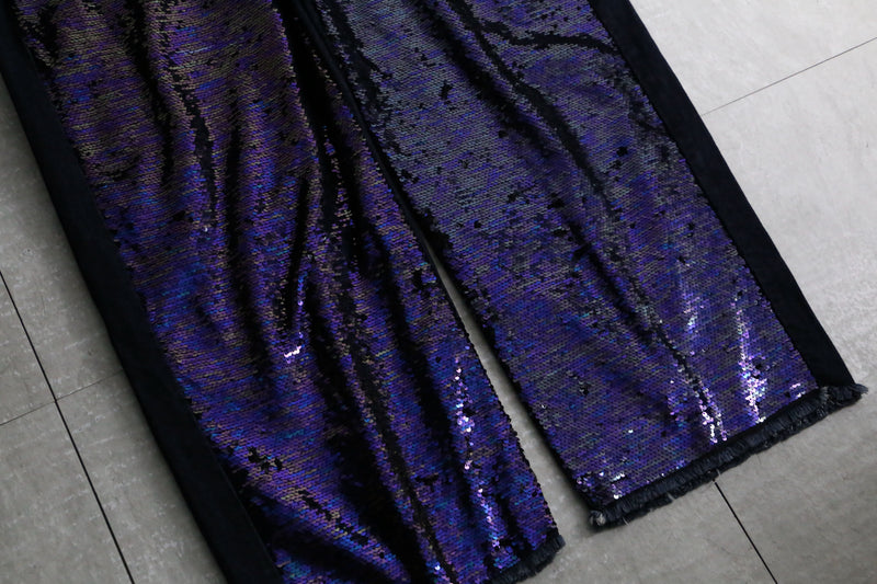 flipsequins buggy wide leg jeans