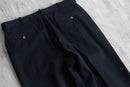 “Polo by Ralph Lauren” wool twill wide tapered trouser