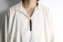 linen smock skipper pullover shirt