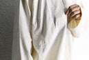linen smock skipper pullover shirt