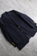 “Lauren Ralph Lauren” navy wool blazer