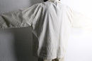 linen smock skipper pullover shirt