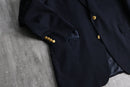 “Lauren Ralph Lauren” navy wool blazer