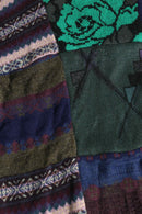 "Re:make" random docking wide sleeve knit