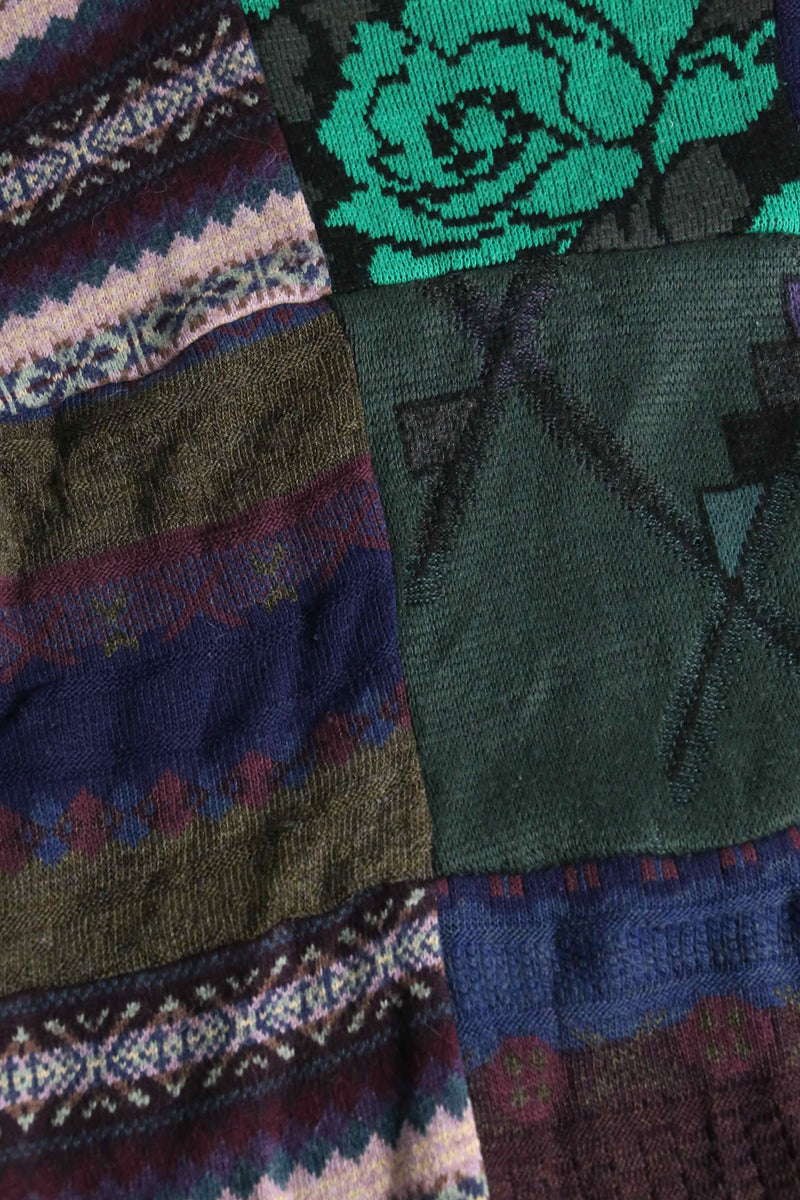 "Re:make" random docking wide sleeve knit