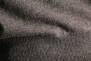 "BURBERRY" charcoal brown V-neck knit