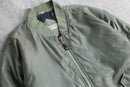 light green zip blouson（type ma-1）